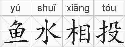 鱼水相投的拼音