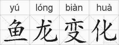 鱼龙变化的拼音