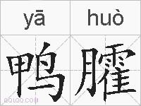 鸭臛的拼音