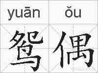 鸳偶的拼音