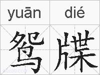 鸳牒的拼音