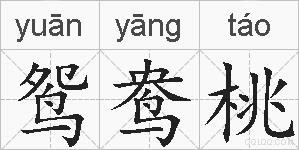 鸳鸯桃的拼音