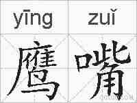 鹰嘴的拼音