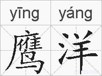 鹰洋的拼音