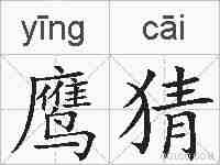 鹰猜的拼音
