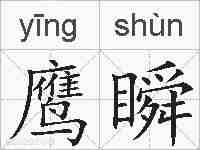 鹰瞬的拼音