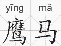 鹰马的拼音