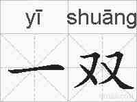 一双的拼音