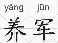 养军的拼音