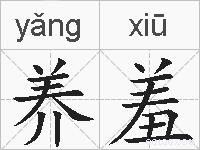 养羞的拼音