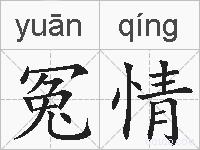 冤情的拼音