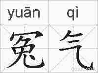 冤气的拼音