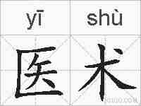 医术的拼音