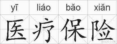 医疗保险的拼音