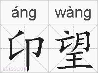 卬望的拼音