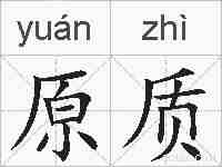 原质的拼音