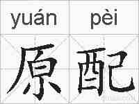 原配的拼音