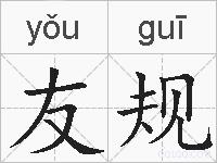 友规的拼音