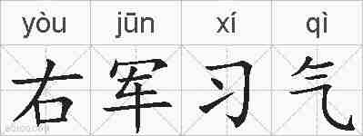 右军习气的拼音