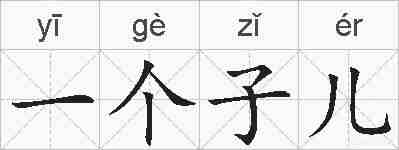 一个子儿的拼音