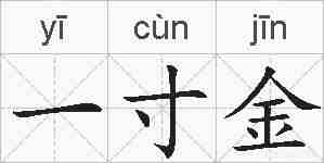 一寸金的拼音