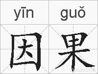 因果的拼音