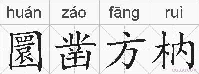 圜凿方枘的拼音