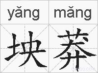 坱莽的拼音