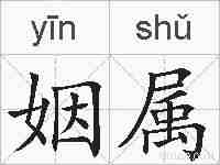 姻属的拼音