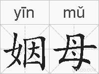 姻母的拼音