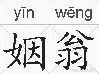 姻翁的拼音