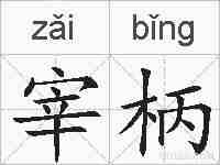 宰柄的拼音