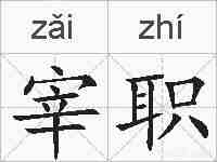 宰职的拼音
