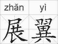 展翼的拼音