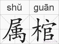 属棺的拼音