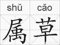 属草的拼音