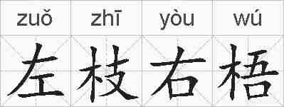 左枝右梧的拼音