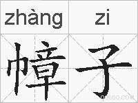 幛子的拼音