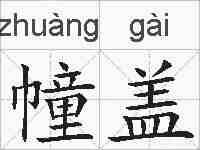 幢盖的拼音