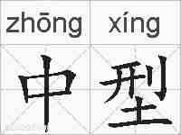 中型的拼音