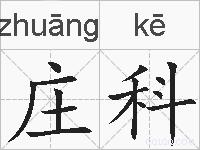 庄科的拼音