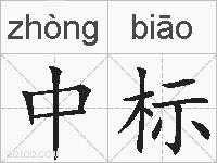 中标的拼音