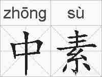 中素的拼音