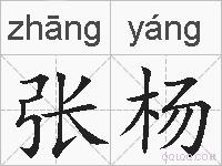 张杨的拼音