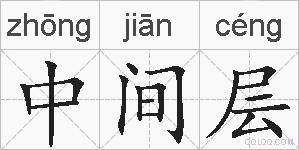 中间层的拼音