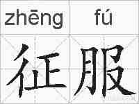 征服的拼音