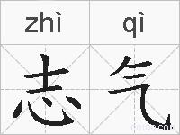 志气的拼音