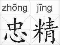 忠精的拼音
