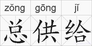 总供给的拼音