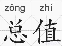 总值的拼音